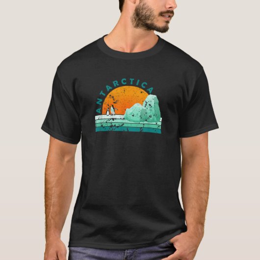 T-shirt Bethcentral Vacation Gifts Antarctica Tourist Vint (Devant)