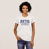 T-shirt Beto 2020 pour le Président Personalized (Devant entier)