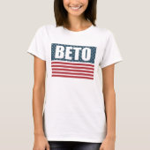 T-shirt Beto American Flag Texas gouverneur 2022 élection (Devant)