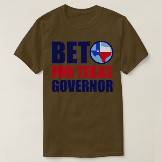 T-shirt Beto, gouverneur du Texas (Design devant)