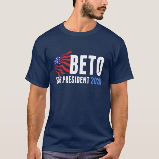T-shirt Beto O'Rourke pour le président 2020 (Devant)