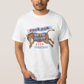 T-shirt Beto O'Rourke pour le président démocrate Donkey 2 (Devant)