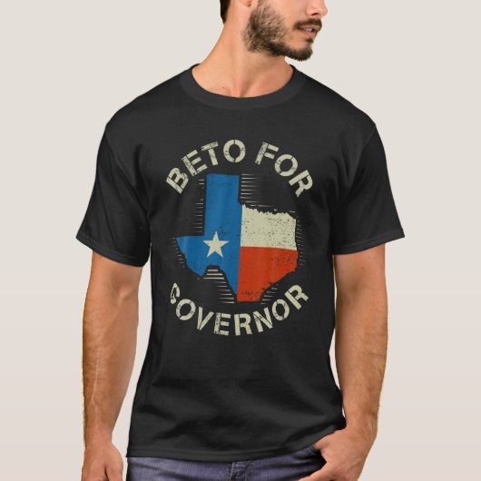 T-shirt Beto Pour Le Gouverneur O'rourke Texas 2022 Electi (Devant)