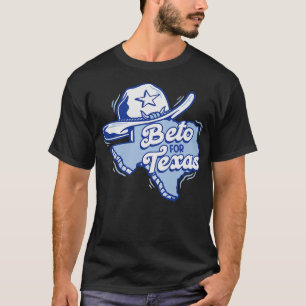 T-shirt Beto pour Texas Retro Texas Cowboy Casquette State