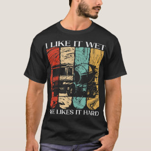 T-shirt Bétonnière pour chauffeur de camion - Humide 200