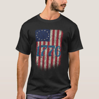 T-shirt Betsy Ross Chemise 4 juillet drapeau américain 177