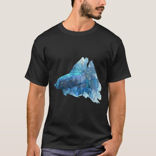 T-shirt Betta bleu (Devant)
