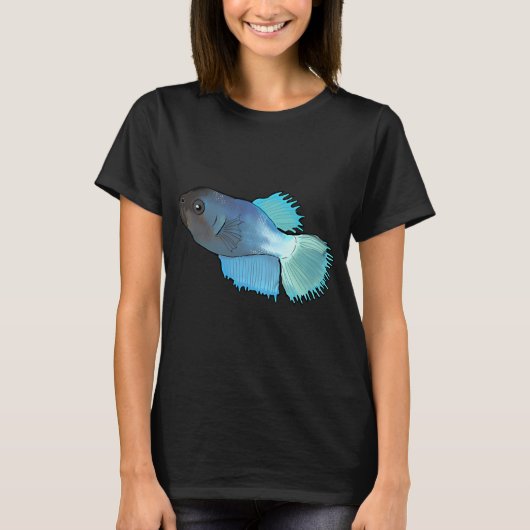T-shirt Betta Bleu (Devant)