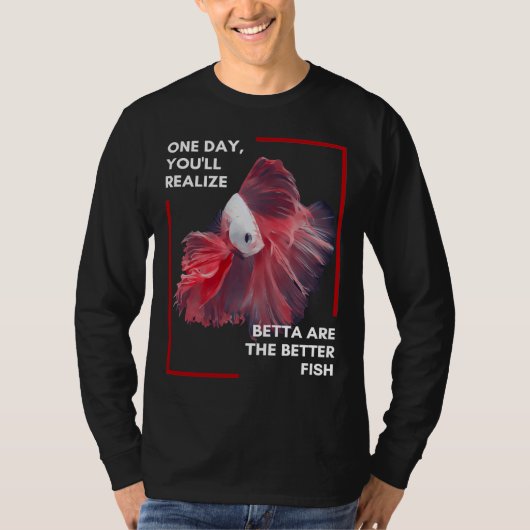 T-shirt Betta de pêche (Devant)