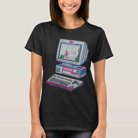 T-shirt Betta Fish Blue Bureau (Devant)