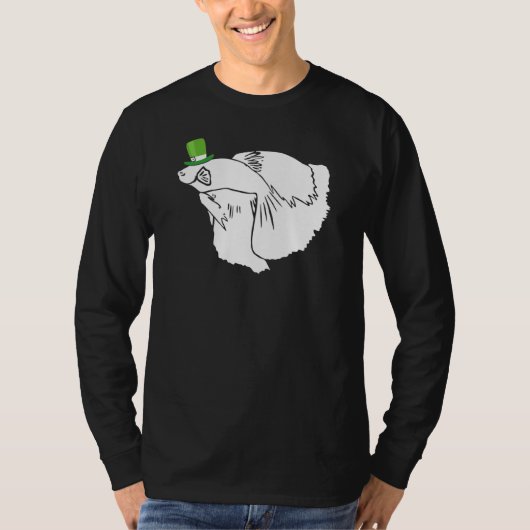 T-shirt Betta Fish Leprechaun Irish St Patrick Day (Devant)