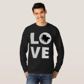 T-shirt Betta Fish Love Betta Fish Siamese Lutter Poisson (Devant entier)