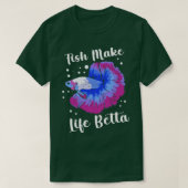 T-shirt Betta Fish Siamese Combattre le poisson Betta Sple (Design devant)