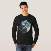T-shirt Betta Fish Yin Yang Aquarium Aquarist Fish Tank Ko (Devant entier)