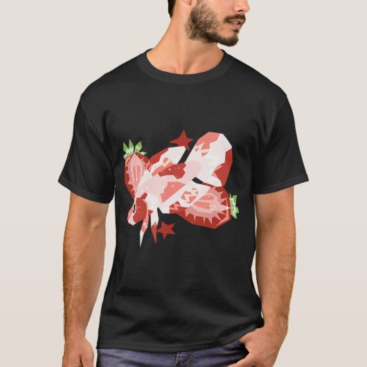 T-shirt betta fraise (Devant)