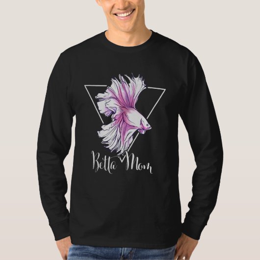 T-shirt Betta Maman Siamese Combattre Le Poisson Pour Un A (Devant)