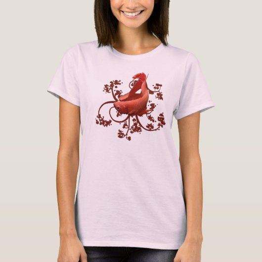 T-shirt Betta rouge (Devant)