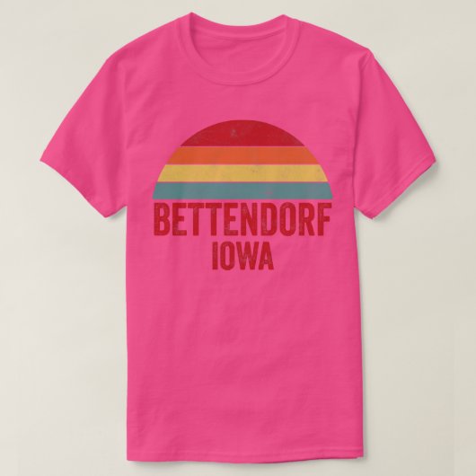T-shirt Bettendorf Iowa (Design devant)