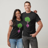 T-shirt betteraves vectorielles (Unisexe)