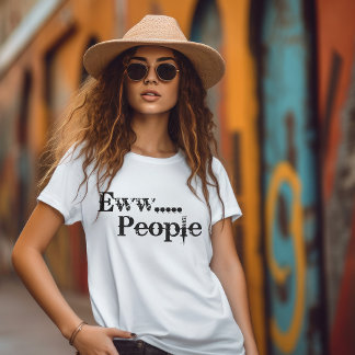 T-shirt Beurk... Les gens Introvertis