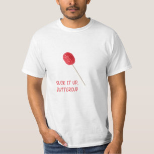 T-shirt Beurre à la sueur avec la sucette rouge