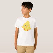 T-shirt Beurre, Bébé Poulet, Petit Poulet, Beurre (Devant entier)