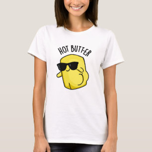 T-shirt Beurre chaud amusant jeu de nourriture