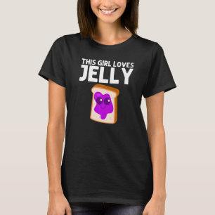 T-shirt Beurre D'Arachide Et Jelée Pour Les Filles Corresp