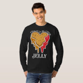 T-shirt Beurre d'arachide Jelly Couple Beurre Correspondan (Devant entier)