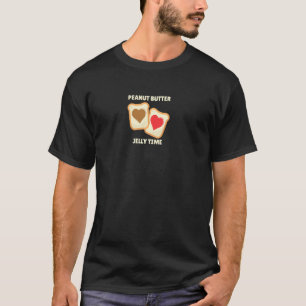 T-shirt Beurre d'arachide Jelly Temps Bff Amour Correspond