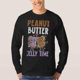 T-shirt Beurre d'arachide Jelly Temps Délicieuse Étalage A