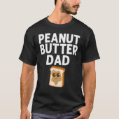 T-shirt Beurre D'Arachide Pour Papa Hommes Correspondant B (Devant)