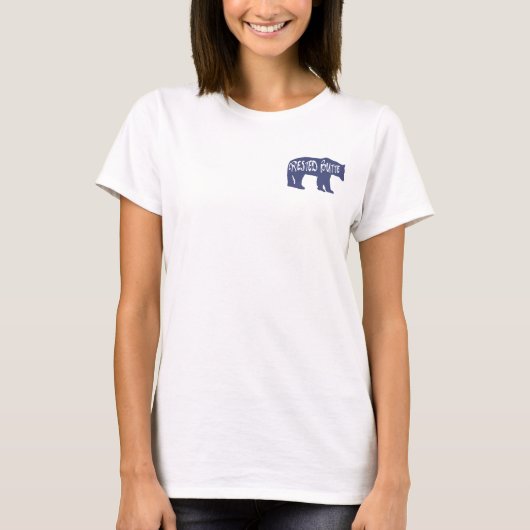 T-shirt Beurre de cèdre Colorado Ours (Devant)