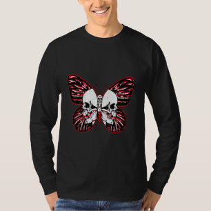 T-shirt Beurre de Grunge vintage en état de détresse Crâne