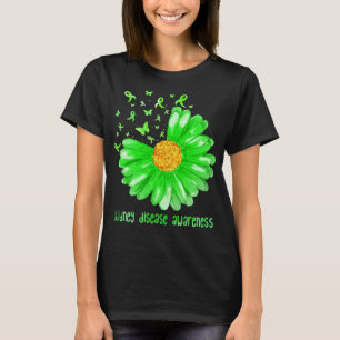 T-shirt Beurre de marguerite vert Ribbon Kidney