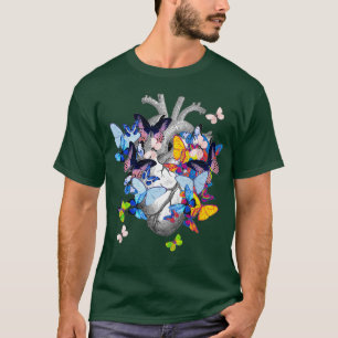T-shirt Beurre en fleur Coeur Anatomie humaine