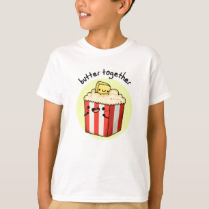 T-shirt Beurre Ensemble Funny Beurre Popcorn Pun
