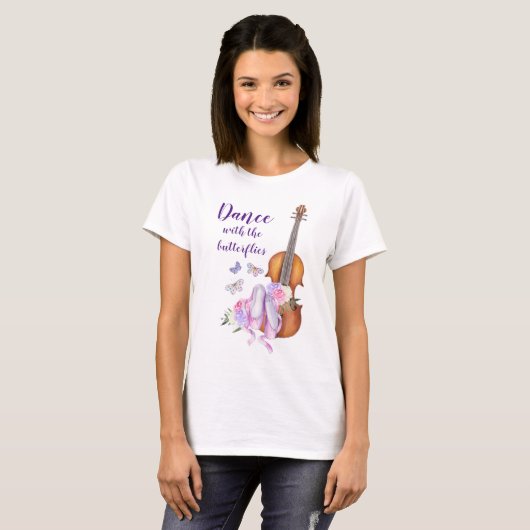 T-shirt Beurre Inspiré Danse (Devant entier)