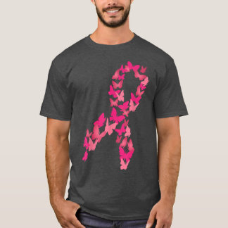 T-shirt Beurre rose Ruban Cute Cancer du sein Sensibilisat
