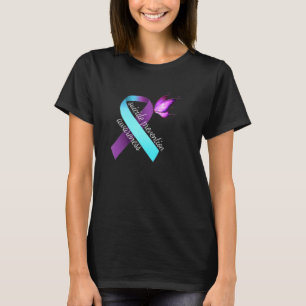 T-shirt Beurre-ruban de sensibilisation à la prévention