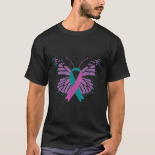 T-shirt Beurre Ruban Sensibilisation au suicide Santé ment