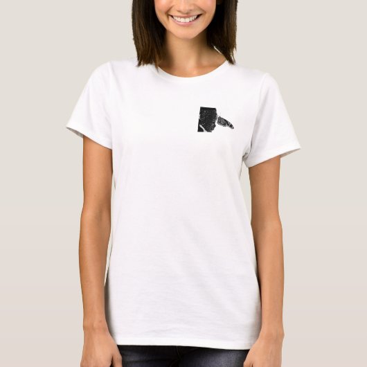 T-shirt beurre shy blacy (Devant)