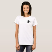T-shirt beurre shy blacy (Devant entier)