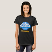 T-shirt Beurre Snowboard Co Ski Colorado Mountain S (Devant entier)