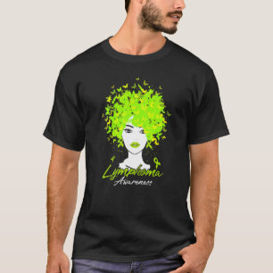 T-shirt Beurre vert citron Lymphome Guerrier de sensibilis