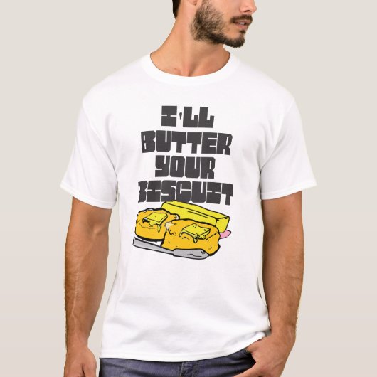 T-shirt Beurrer votre biscuit (Devant)