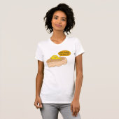T-shirt Beurrez ma conception de nouveauté de biscuit (Devant entier)