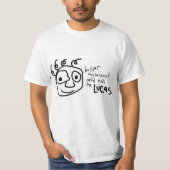 T-shirt Beurrez mon biscuit et appelez-moi pièce en t de (Devant)
