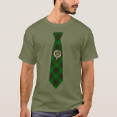 T-shirt Beveridge Scottish Badge & Tartan Necktie (Devant)