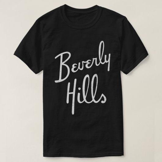 T-shirt Beverly Hills vintage (Design devant)